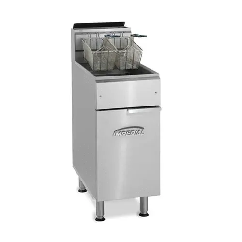 Imperial IFS-50-OP, 2-Basket Floor Open Pot Gas Fryer, NSF, AGA, CGA