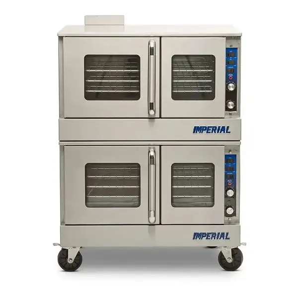 Imperial PRV-2, Double Deck Gas Convection Oven with Contols