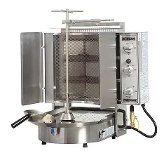 Inoksan PDG300NM, 100 Lbs Gas Gyro Machine, Bottom Motor, Wire Mesh, NSF, ETL