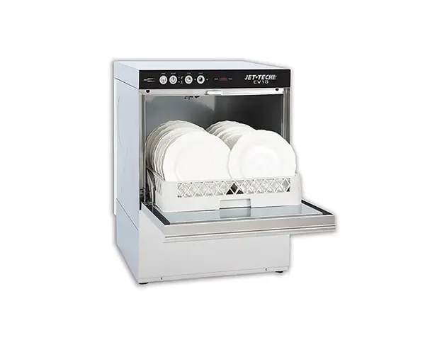 Jet-Tech EV18, High Temp Undercounter Dishwasher, 60 Racks per Hour