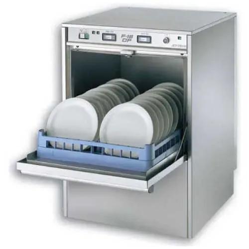 Jet-Tech F-18DP, High Temp Undercounter Dishwasher, 24 Racks Per Hour (Energy Star)