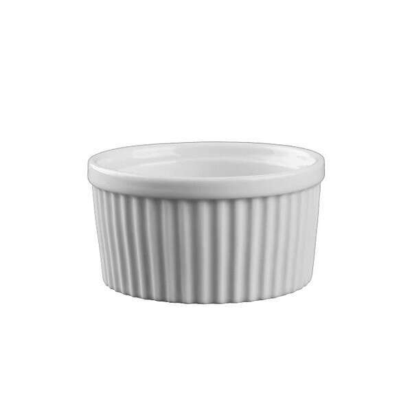 Kadra 8036V, 4 Oz Porcelain Vitrex Ramekins, 8/CS, 6/Pack