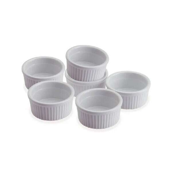 Kadra 8037, 5 Oz Porcelain Vitrex Ramekin, 8/CS, 6/Pack