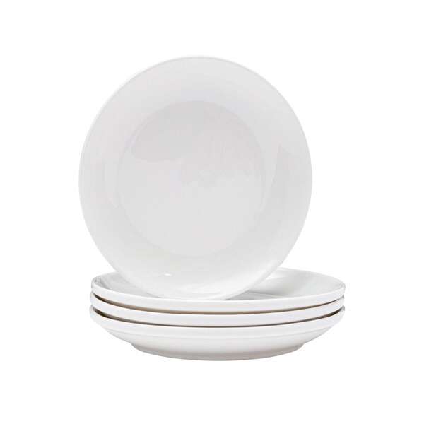 Kadra VL-0952-6, 6-Inch Vikko Lightning Porcelain Coupe Round White Plate, 72/CS