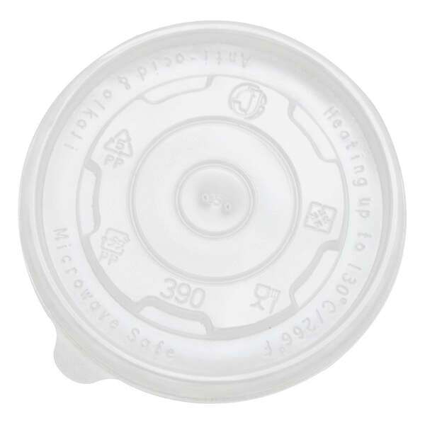 Karat C-KDL112-PP, 112-mm PP Flat Lid for 16 Oz Containers, 1000/Cs