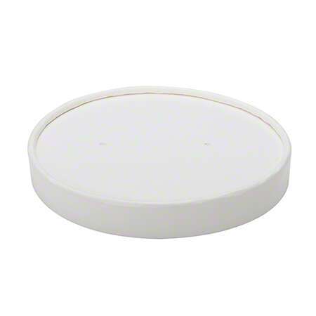 Karat CKDL115PPRW, Double Poly-Coated Paper Lid for 32 Oz Containers, 500/CS