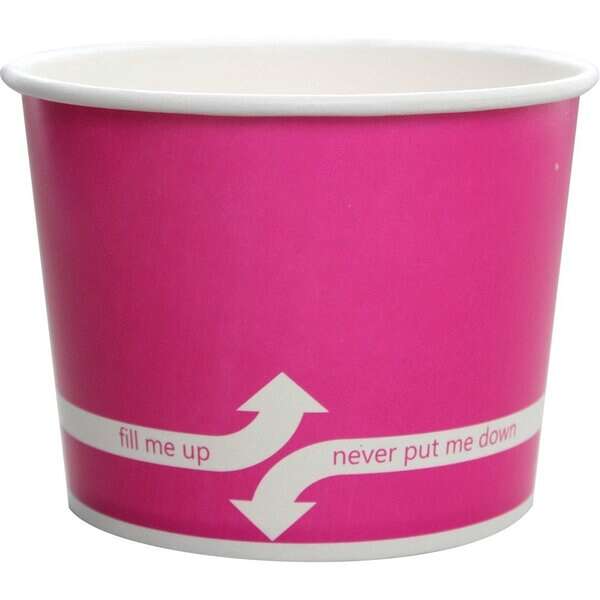 Karat C-KDP16P, 16 Oz Cold/Hot Food Paper Containers, 1000/Cs