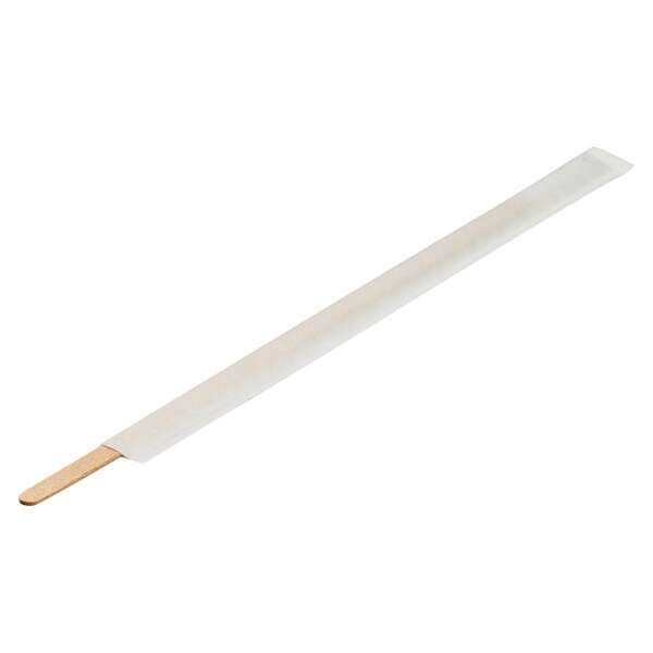 Karat KE-C9955-X, 7.5" Paper Wrapped Wooden Coffee Stirrers, 500/PK (Discontinued)