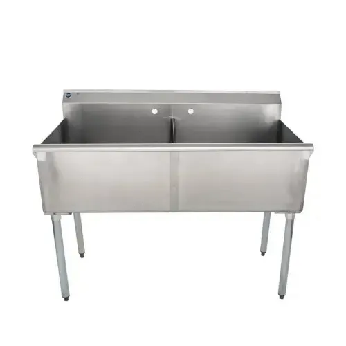 L&J BS2124-2, 48-Inch Two Compartment Sink