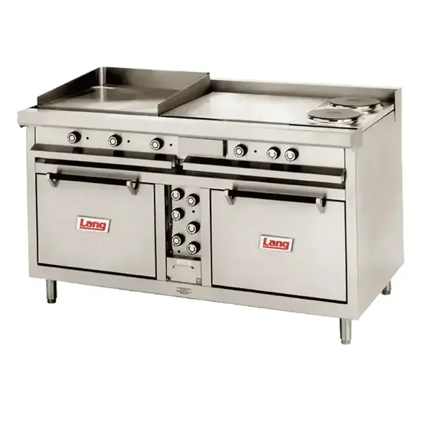 Lang Manufacturing R60S-ATC, 60-Inch Electric Heavy Duty Range