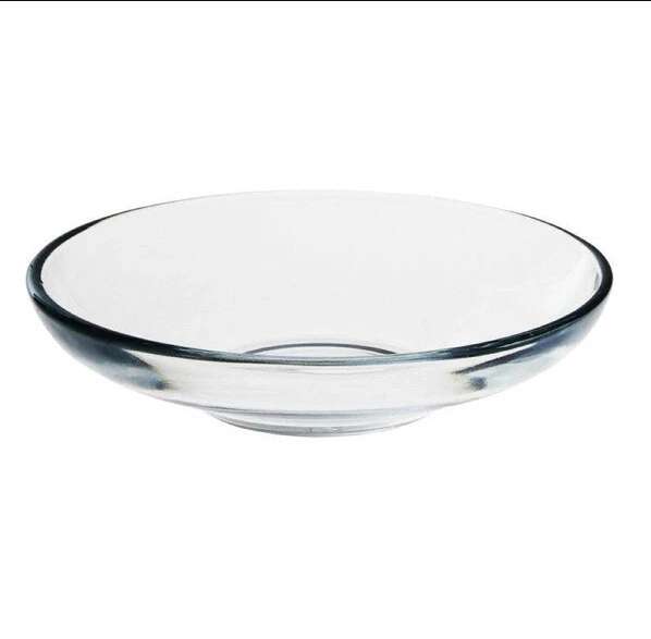 LAV AJD268, 4.33-Inch Ajda Round Glass Turkish Teacup Saucer, EA