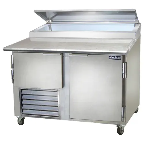 Leader ESPT48-M, 48x36x43-Inch Refrigerated Pizza Preparation Table, Marble Top, EA
