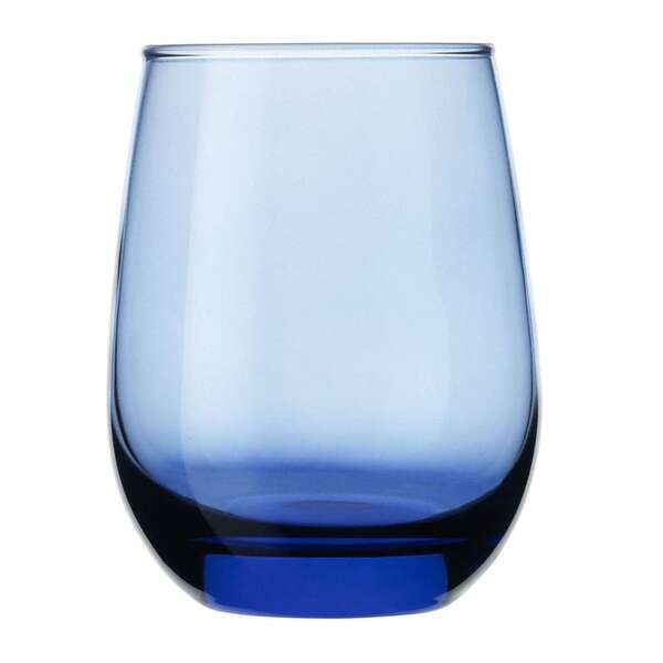 Libbey 231L, 15.25 Oz Stemless Tidal Blue Wine Glass, DZ
