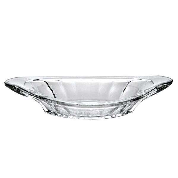 Libbey 5317, 9-inch Fountainware Clear Banana Split/Relish Dish, 2 DZ (Discontinued)