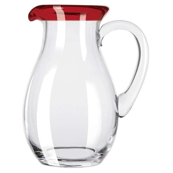 Libbey 92317R, 56 Oz Aruba Red Pitcher, 6/CS