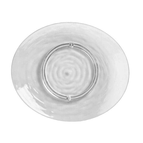Libbey 92398, 13-inch Infinium Wake Tritan Plastic Snack Plate, DZ