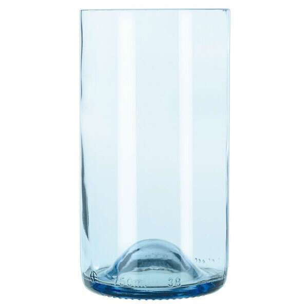 Libbey 97283, 16 Oz Blue Repurposed Wine Bottle Tumbler, DZ (Discontinued)