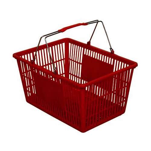 M. Fried Store Fixtures M.Fried Store Fixtures JSB100RDM, Red Jumbo Shopping Basket