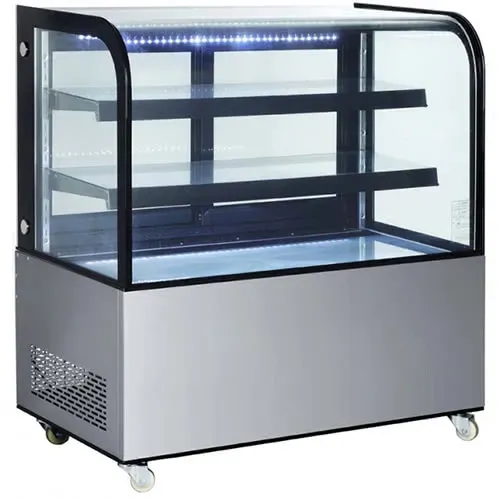 Marchia Display Company Marchia MB48 48-inch Floor Model Curved Glass Refrigerated Display Case