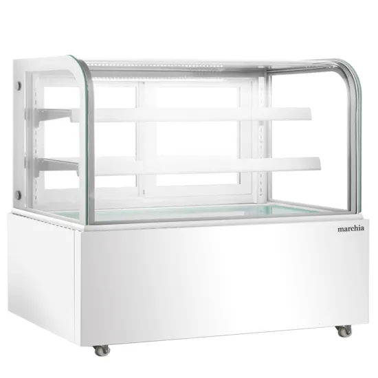 Marchia Display Company Marchia MB60-W, 60-Inch White Curved Glass Refrigerated Bakery Display Case