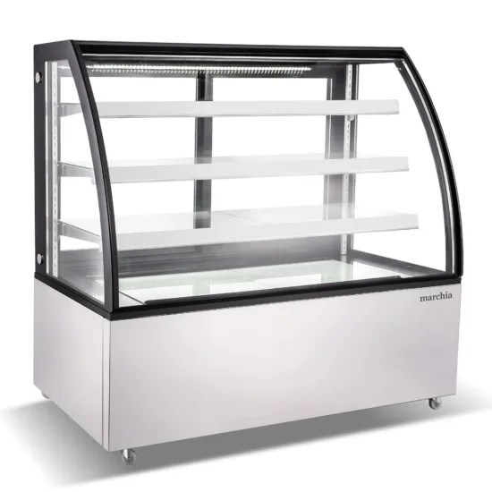 Marchia Display Company Marchia MBT60, 60-Inch Curved Glass Refrigerated Bakery Display Case, High Volume