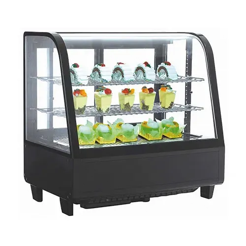 Marchia Display Company Marchia MDC100 27-inch Refrigerated Countertop Display Case, Black