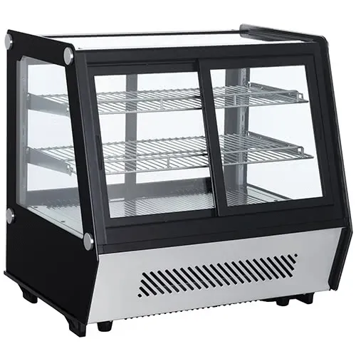 Marchia Display Company Marchia MDCC125 28-inch Refrigerated Countertop Display Case, Front & Rear