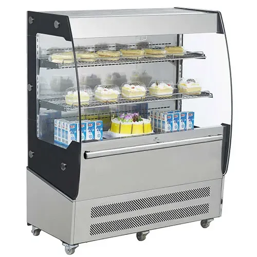 Marchia Display Company Marchia MDS200 40-inch Open Air Refrigerated Display Merchandiser, 49-inch Height S/S