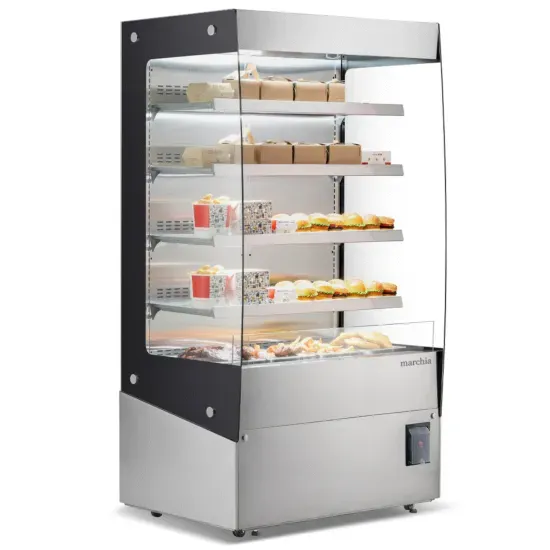 Marchia Display Company Marchia MHS1200, 46-Inch Open Heated Display Warming Case Grab and Go