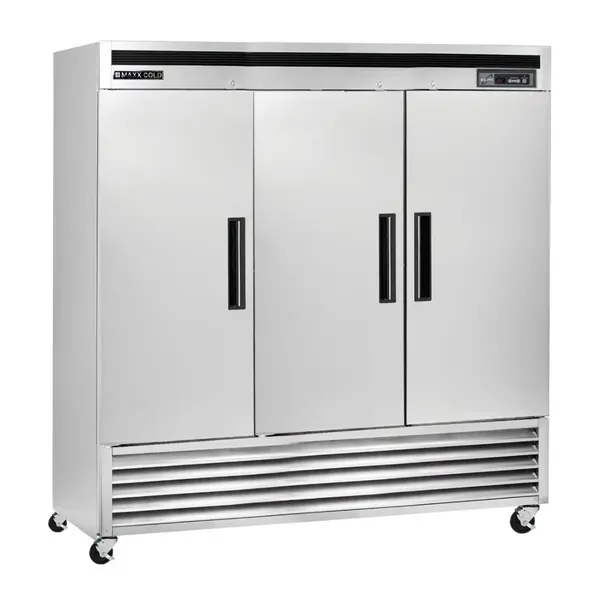 Maxximum Maxx Cold MCF-72FDHC Reach-In Freezer, Triple Door, Bottom Mount