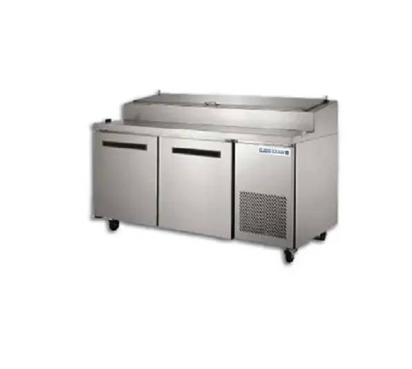 Maxximum Maxx Cold MCPP67, 68.5x37.5x42-Inch Refrigerated Pizza Preparation Table, 20.2 Cu. Ft, 747 Watt, Self-Contained, ETL, ETL Sanitation