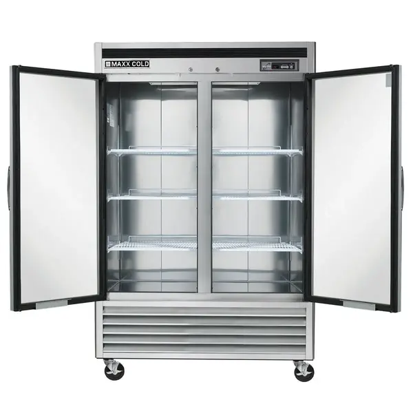 Maxx Cold MCR-49FDHC Reach-In Refrigerator, Double Door, Bottom Mount