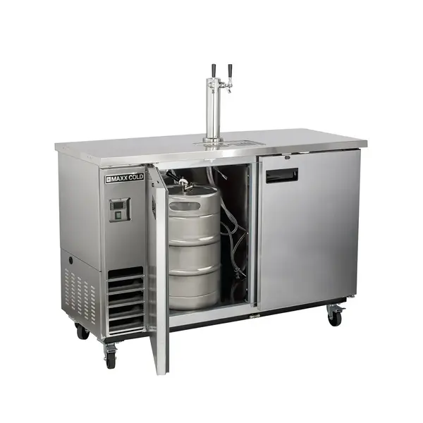 Maxx Cold MXBD48-1SHC Two Keg, One Tower Beer Dispenser