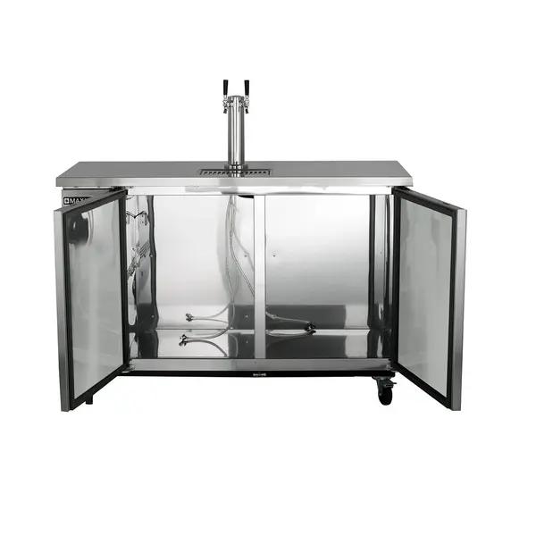 Maxx Cold MXBD48-1SHC Two Keg, One Tower Beer Dispenser