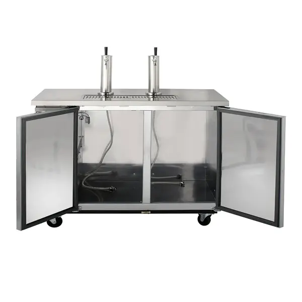 Maxx Cold MXBD60-2SHC Two Keg, Two Tower Beer Dispenser