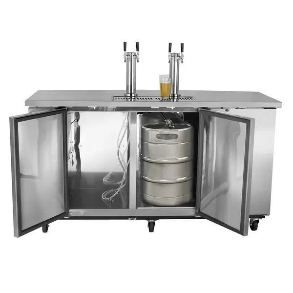 Maxx Cold MXBD72-2SHC Three Keg, One Tower Beer Dispenser