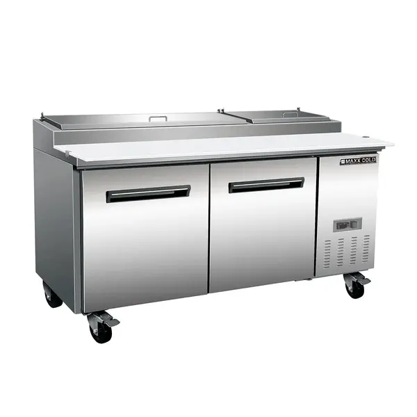 Maxximum Maxx Cold MXCPP70HC Double Door Pizza Prep Table