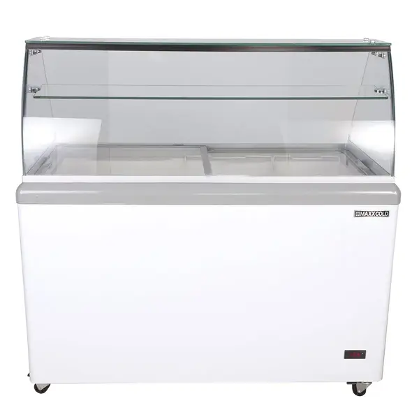 Maxximum Maxx Cold MXDC-8 White Ice Cream Dipping Cabinet