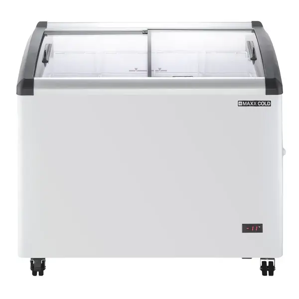 Maxximum Maxx Cold MXF40CHC-4 4-Basket Glass Display Chest Freezer Merchandiser