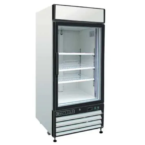 Maxximum MXM1-23F, 23CFT 1 Section Glass Door Freezer Merchandiser