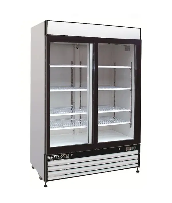 Maxximum Maxx Cold MXM2-48RS, X-series 54x32x79-Inch Refrigerated Merchandiser, Double Sliding Door, UL EPH Classified