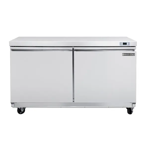 Maxximum Maxx Cold MXSF60UHC 60-Inch Wide Undercounter Freezer, Double Door