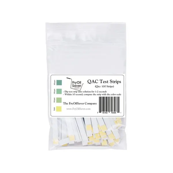 - FMP 142-1363, Quaternary Ammonia Sanitizer Test Strips, 100/PK