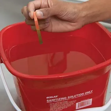 FMP 142-1363, Quaternary Ammonia Sanitizer Test Strips, 100/PK