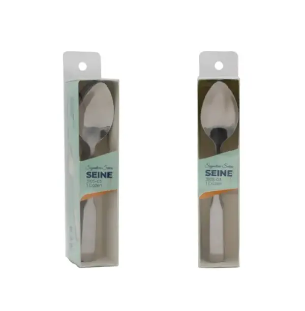 - 3105-03, 7.25-Inch Seine 18/0 Stainless Steel Dinner Spoon, DZ