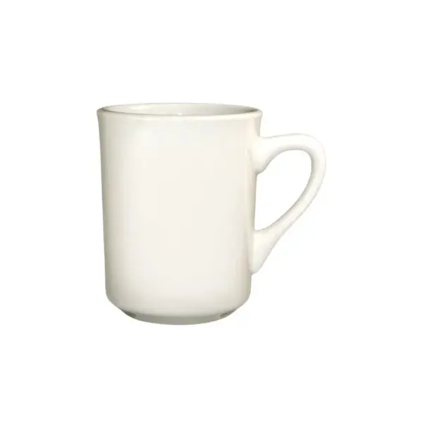 International Tableware 87241-01, 8.5 Oz Roma Ivory (American White) Rolled Edge Porcelain Toledo Mug, 36/CS