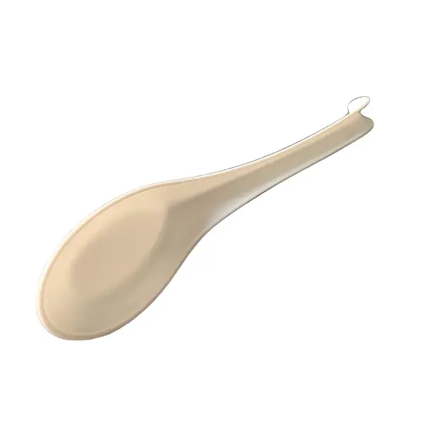 ASSH, 6.5-Inch Asian Heavy-Duty White Plastic Soup Spoon, 1000/CS (Discontinued)