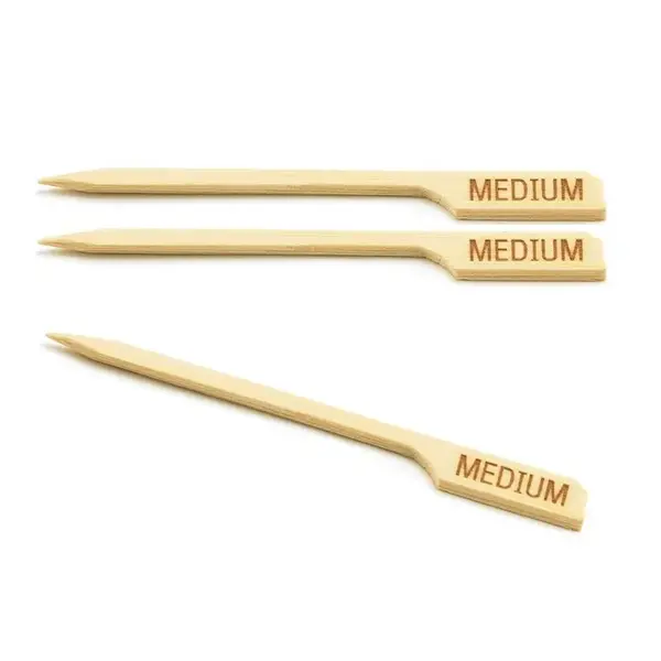 - 3.5-Inch Bamboo Steak Markers, Medium, 100/PK