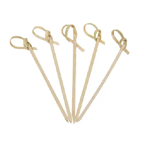 - B615 4.5-Inch Knotted Bamboo Skewers, 100/PK