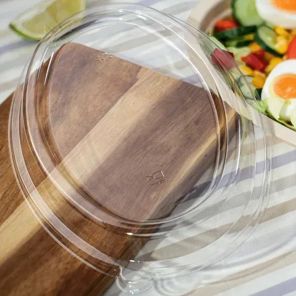 BBO28LD, Dome Microwavable PP Plastic Oval Burrito Lid, 300/CS